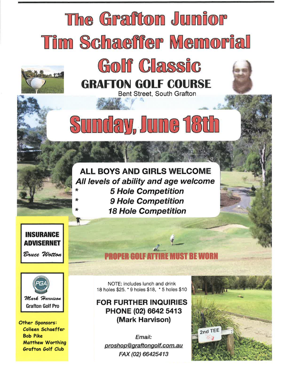 2023 Grafton Junior Tim Schaeffer Memorial Golf Classic NRDGA